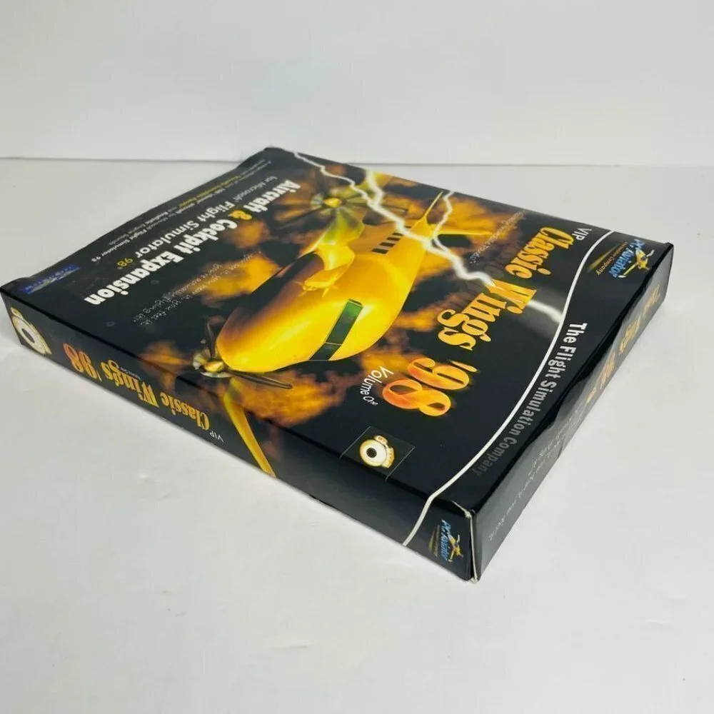 Vip‎ Classic Wings '98 PC-CD Rom, Aircraft & Cockpit Expansion Big Box w/Manual